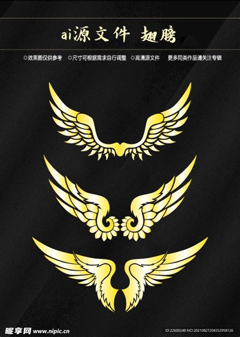 霸气翅膀设计图__广告设计_广告设计_设计图库_昵图网nipic.com