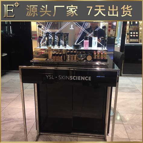北京化妆品展示柜定制,生产过程也是一个考验！【宜佳展示】