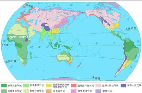 俄罗斯气候分布图图片