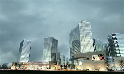 黄岛规划3dmax 模型下载-光辉城市