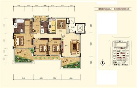200平米最佳户型图,260平米大平层装修,两百平米房子实景图_大山谷图库