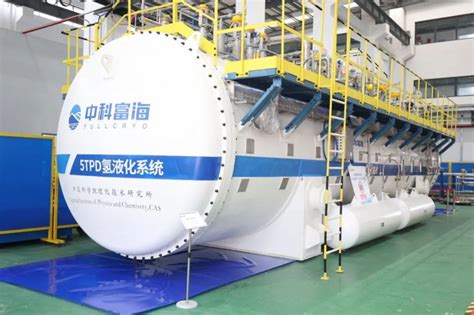 重大突破！国产首台5吨/天氢液化器大型卧式冷箱产品成功下线-储氢--国际氢能网