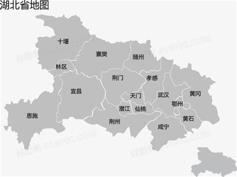 湖北省地图图片免费下载_PNG素材_编号1kxi2p9yz_图精灵