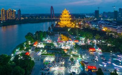 江苏泗阳：夜经济点亮运河夜空-人民图片网