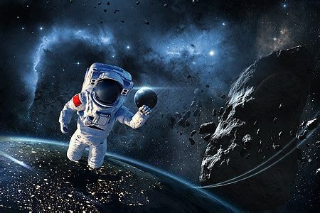 漂浮在太空中的宇航员高清图片下载-正版图片600031364-摄图网