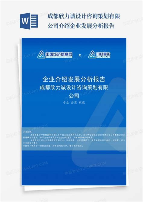 成都欣力诚设计咨询策划有限公司介绍企业发展分析报告Word模板下载_编号qegxoyme_熊猫办公