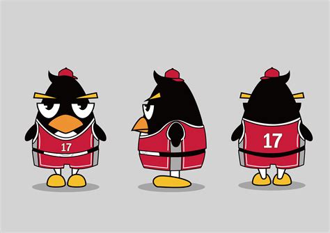 腾讯超级企鹅篮球名人赛吉祥物|平面|吉祥物|P_Lover - 原创作品 - 站酷 (ZCOOL)