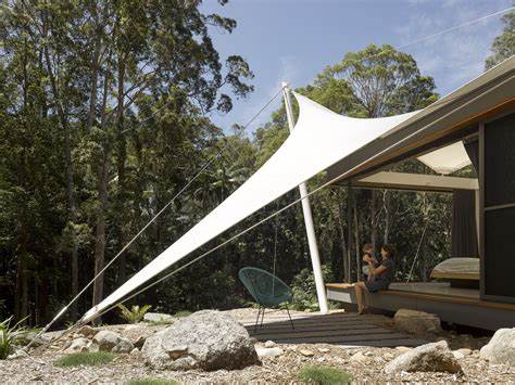 A Unique Family Home Covered Entirely By a Tent Structure