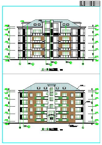 高端公寓建筑全套建筑设计施工图纸_公寓楼_土木在线