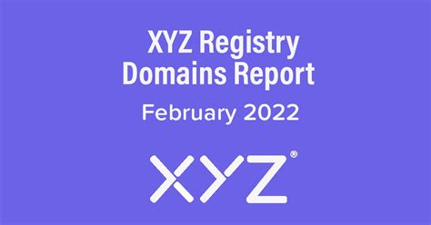XYZ注册局域名报告- 2022年2月-中资源