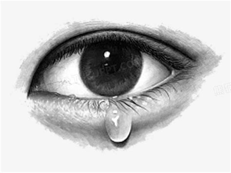 流泪的眼睛PNG图片素材下载_眼睛流泪PNG_熊猫办公