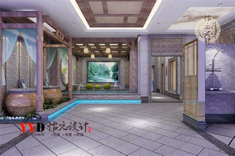 现代大众浴池洗浴中心3D模型下载【ID:1131543562】_知末3d模型网
