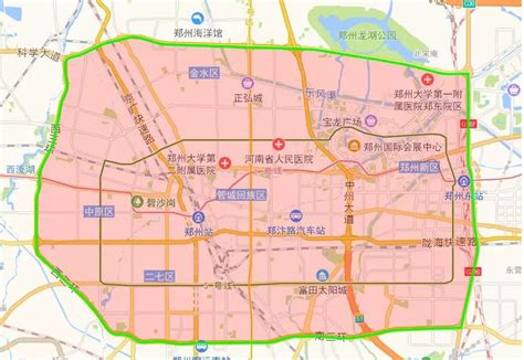 2024年郑州限行区域地图- 郑州本地宝