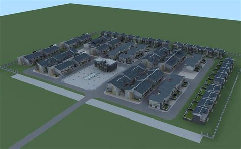 德阳项目3dmax 模型下载-光辉城市