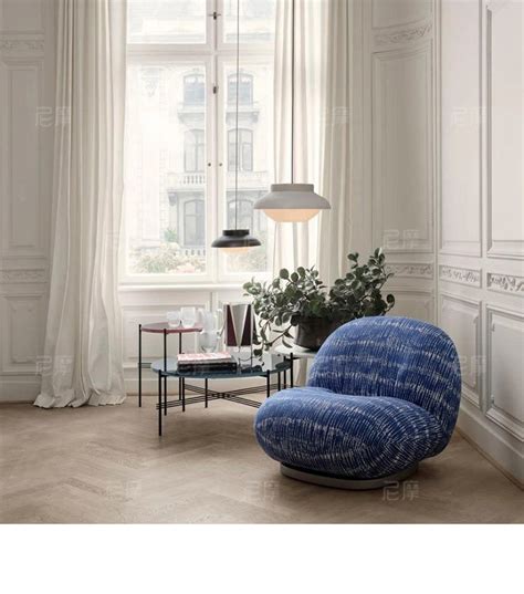 尼摩 北欧单人椅轻奢客厅网红可爱羊羔毛设计师大众休闲椅-休闲椅-2021美间（软装设计采购助手）