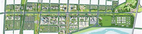中州东路沿线城市设计总平面图|城乡规划|成果展示|洛阳市规划建筑设计研究院有限公司