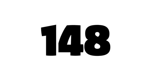 Number 148 - All about number one hundred forty-eight