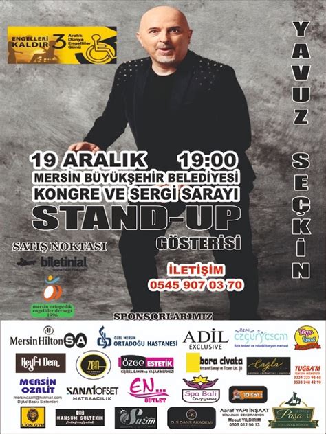 Yavuz Seçkin Stand Up Show | biletinial