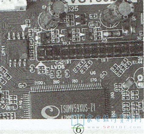 海尔LE46A710P液晶电视LVDS线安装工艺问题引起的灰屏 - 家电维修资料网