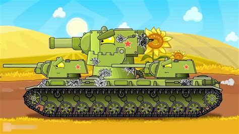 坦克动画：KV6的复仇大战虎式坦克、虎王坦克、狮式重坦VK7201