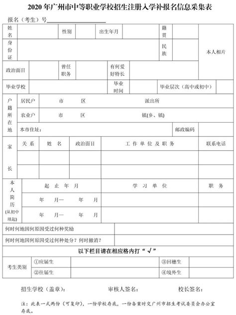 中考丨2020年广州市中等职业学校补录计划公布！