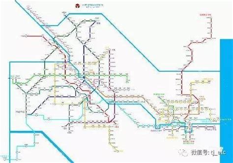 天津地铁规划,天津2035规划图,2030天津地铁规划图_大山谷图库