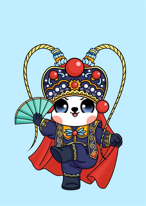 变脸卡通图片