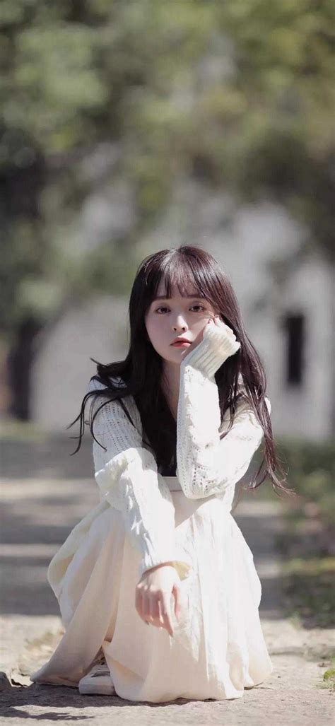 纯情甜美女生头像图片