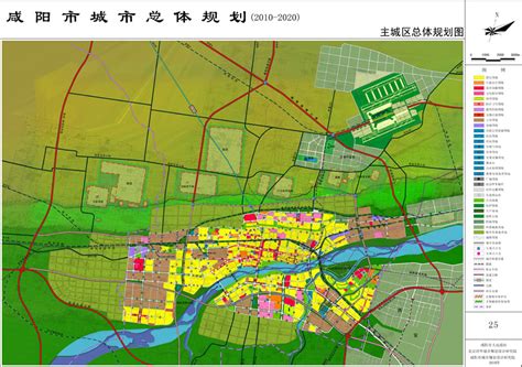 2020西安咸阳合并,2030咸阳规划图,大西安_大山谷图库