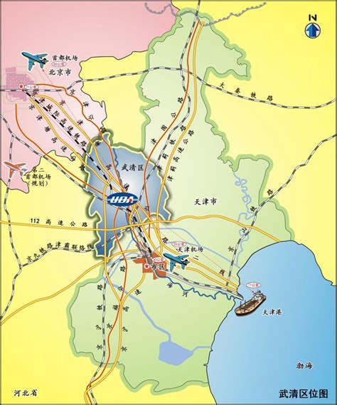 武清地图图片