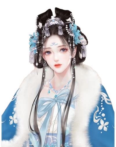 立绘古风女生头像图片