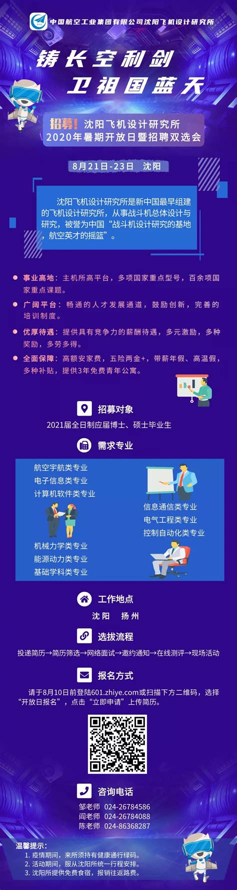 中航工业沈阳飞机设计研究所(601所)2021招聘__科信教育官网