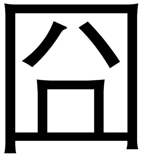 The character for jiong, originally meaning 