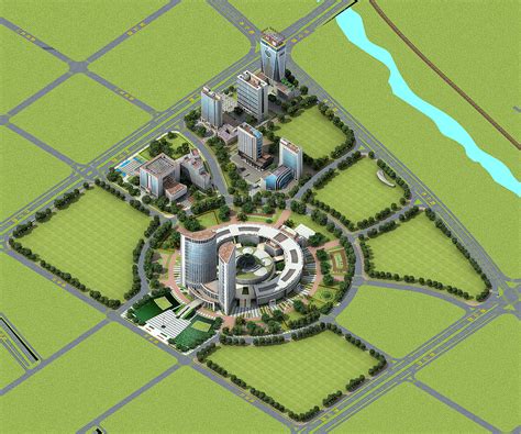 合肥政务区三维地图|三维|建筑/空间|liumengjie - 原创作品 - 站酷 (ZCOOL)