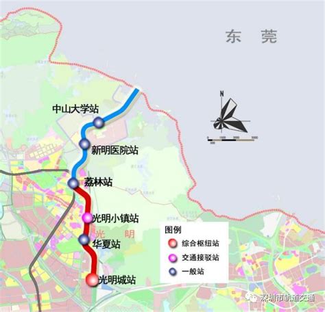 深圳地铁6号线支线二期站点+线路图 - 深圳本地宝