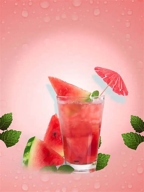 创意夏季冰爽水果果汁西瓜汁海报背景图片素材下载_图片编号qrvprwka-免抠素材网