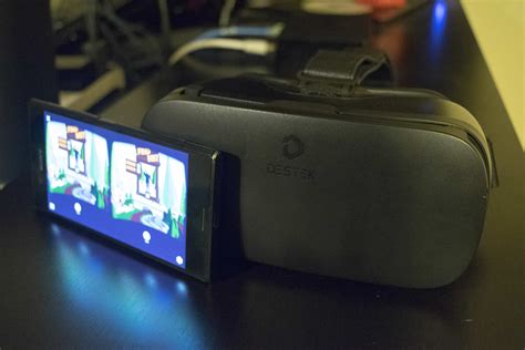 DESTEK V5 VR Headset for Phone, Virtual Reality Headset w/Bluetooth ...
