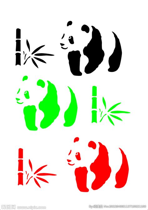 熊猫和竹子设计图__室内广告设计_广告设计_设计图库_昵图网nipic.com