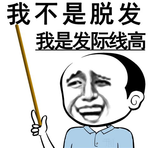 脱发表情包图片