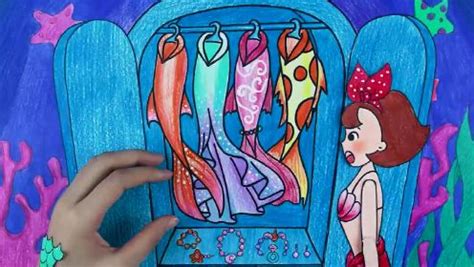 美人鱼公主动画：小夏与漂亮的美人鱼公主的友谊，成为最好的朋友！
