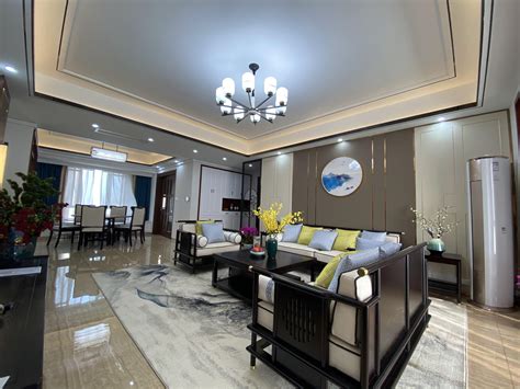 现代客厅和一个新中式客厅|空间|家装设计|张美丽效果图 - 原创作品 - 站酷 (ZCOOL)