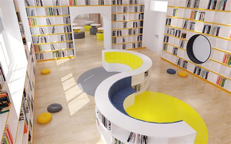 阅读空间设计_阅览室设计_图书馆设计_豪镁官网