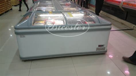 商场冷冻食品展示柜 风冷陈列柜 进口牛肉玻璃门立式冷冻柜13CL-阿里巴巴
