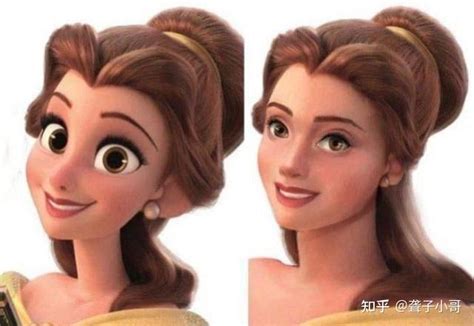 当迪士尼公主失去大眼，变成真人形象后，艾莎女王变成熟了 - 知乎