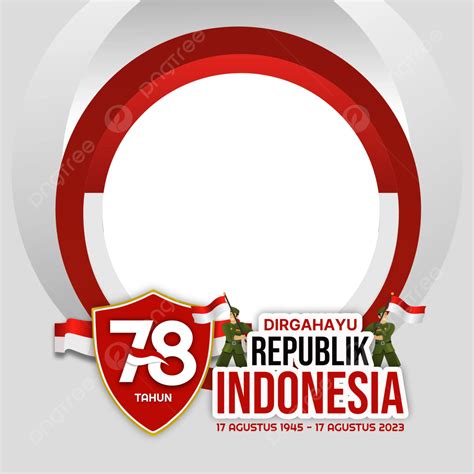 Hut Ri 78 Oficjalne Logo W 2023 R Z Tekstem Indonezja Rośnie Wektor, Logo 78 Chaty Ri, Logo ...