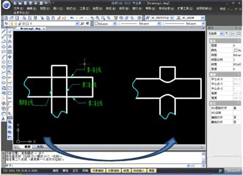 浩辰CAD教程 机械之法兰轴类零件绘制-太平洋电脑网