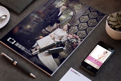 简约梦幻风高端婚纱馆预定好礼活动营销海报_海报设计－美图秀秀