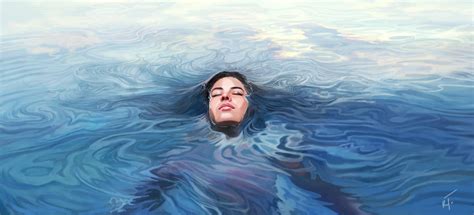 Head above water - Rebekah Tisch / Illustration