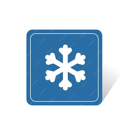 Vector de señal de nieve | Vector Premium