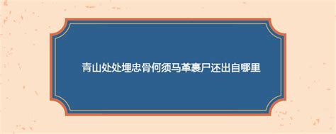 马革裹尸的成语解释及意思,马革裹尸是什么意思？-史册号